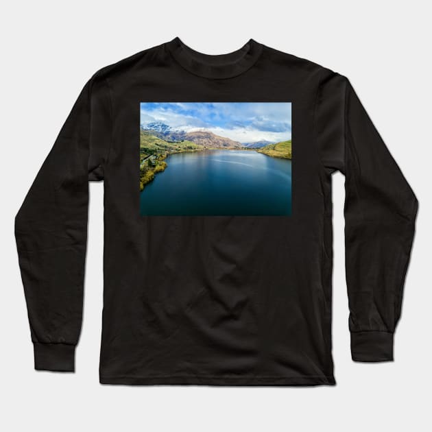 Lake Hayes Long Sleeve T-Shirt by charlesk